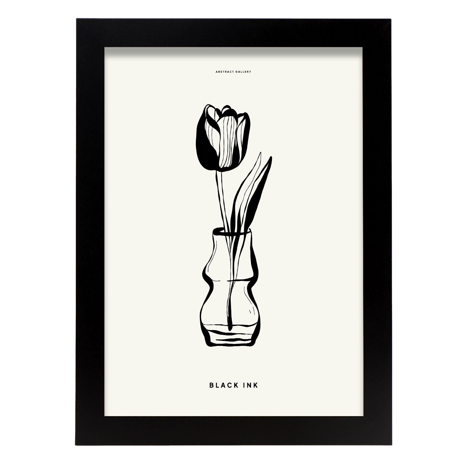 Tulip Flower-Artwork-Nacnic-A4-Sin marco-Nacnic Estudio SL