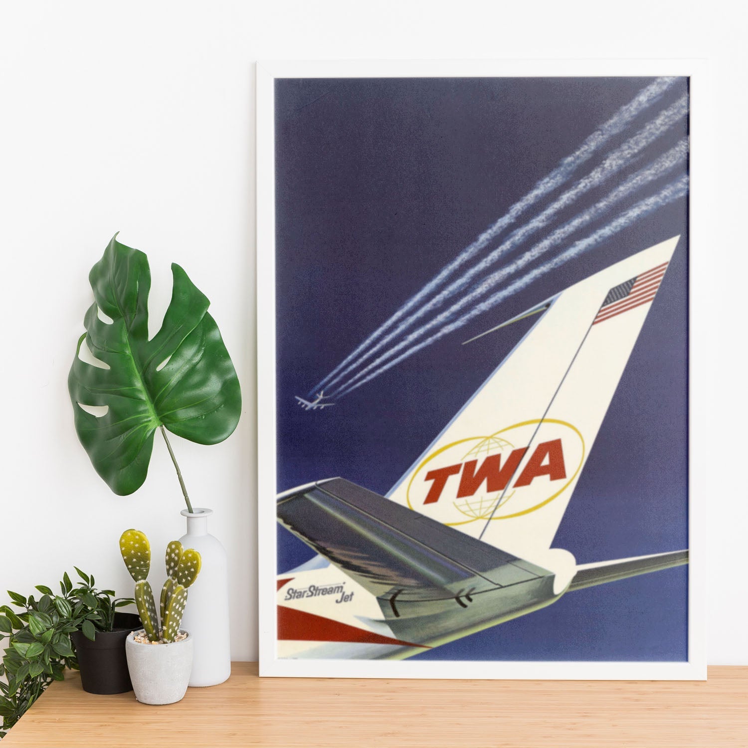 TWA-plane-tail-fin-Artwork-Nacnic-Nacnic Estudio SL