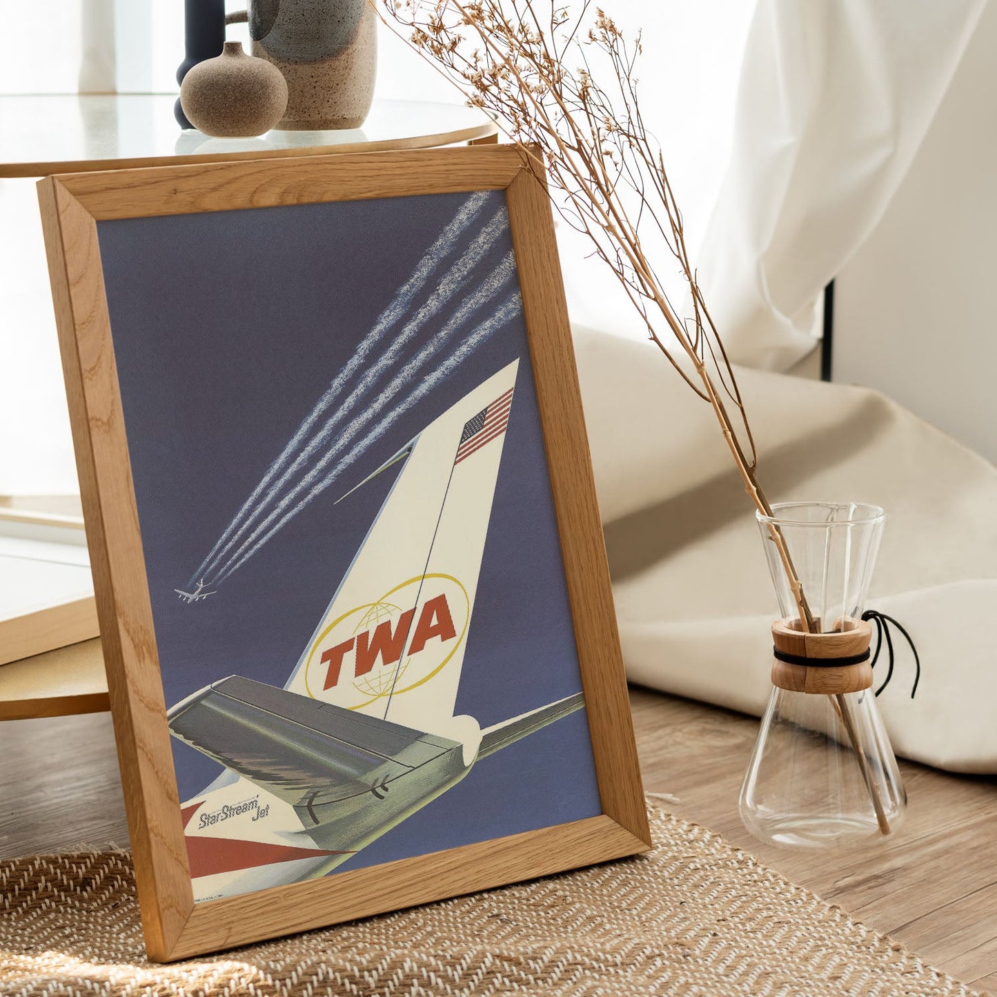 TWA-plane-tail-fin-Artwork-Nacnic-Nacnic Estudio SL