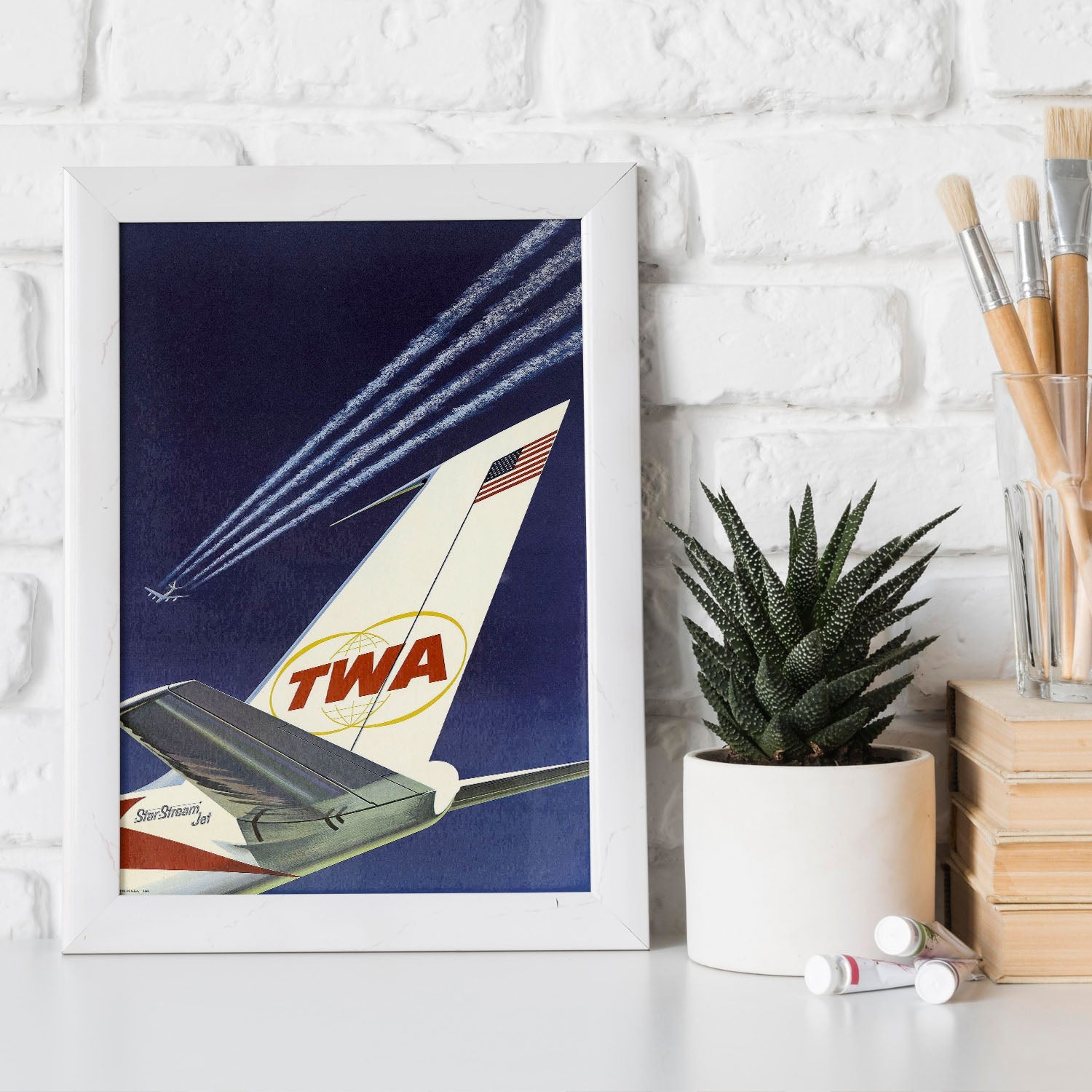 TWA-plane-tail-fin-Artwork-Nacnic-Nacnic Estudio SL