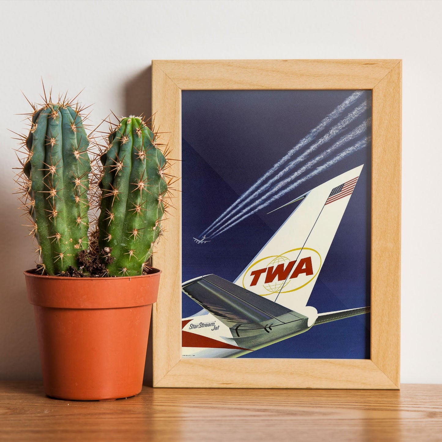 TWA-plane-tail-fin-Artwork-Nacnic-Nacnic Estudio SL