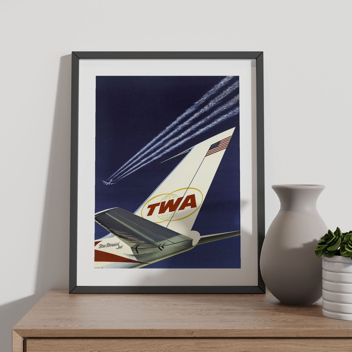 TWA-plane-tail-fin-Artwork-Nacnic-Nacnic Estudio SL