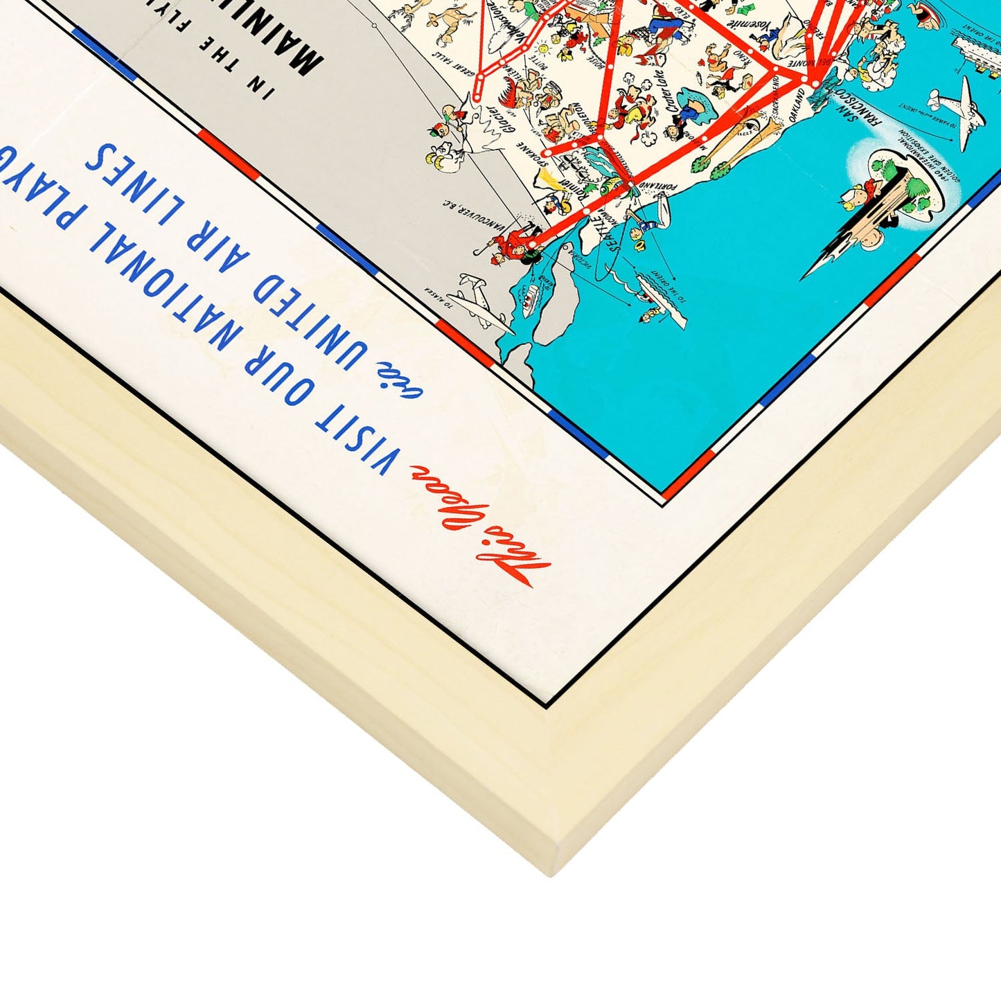 United_Air_Lines_mainliner_vacation_map_-_the_main_line_airway_to_the_nations_greatesst_vacationlands_east_and_west-Artwork-Nacnic-Nacnic Estudio SL