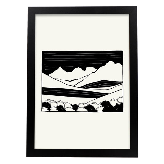 Valley of Mountains-Artwork-Nacnic-A3-Sin marco-Nacnic Estudio SL
