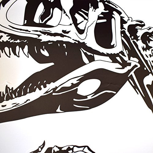 Vinilo decorativo Pegatina de pared Adhesiva T-Rex para habitaciones Juveniles, zonas comunes...Motivo Dinosaurio T-Rex-Nacnic-Nacnic Estudio SL