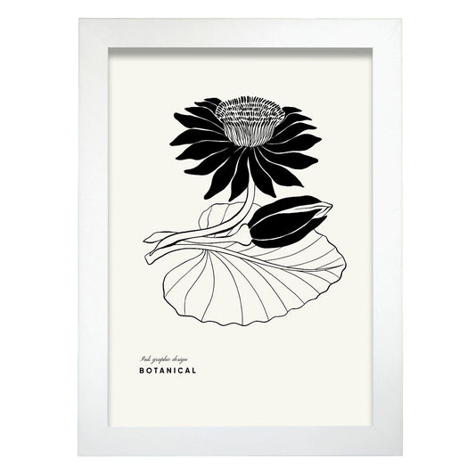 Water Lily-Artwork-Nacnic-A4-Marco Blanco-Nacnic Estudio SL