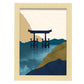 Water Temple-Artwork-Nacnic-A4-Marco Madera clara-Nacnic Estudio SL
