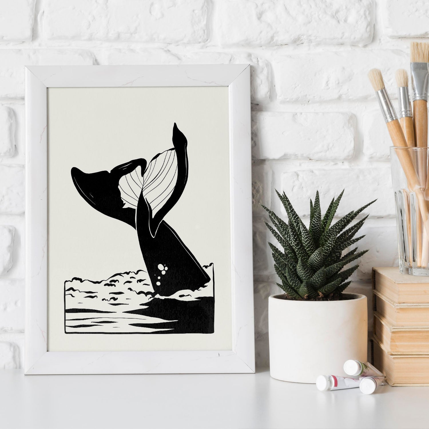 Whale tail-Artwork-Nacnic-Nacnic Estudio SL