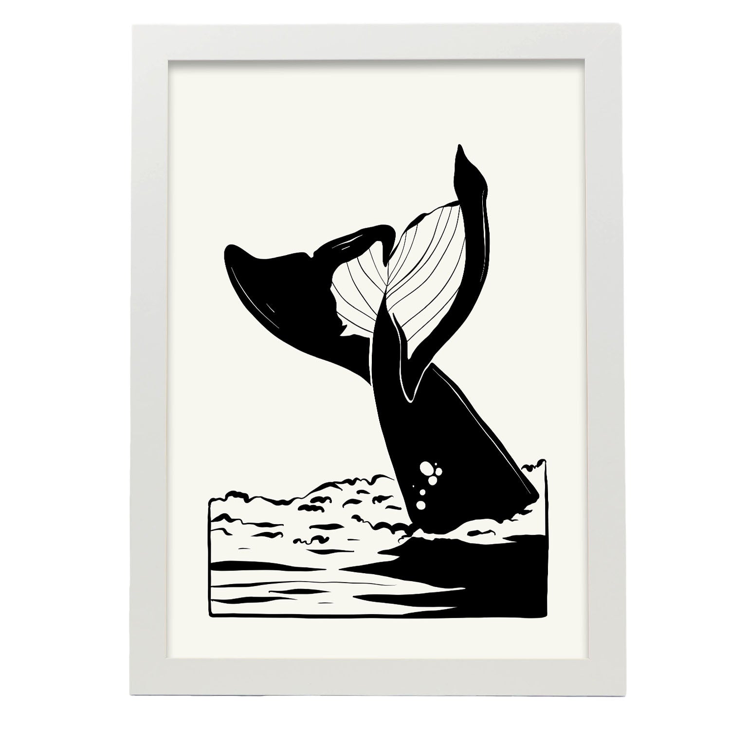Whale tail-Artwork-Nacnic-A3-Marco Blanco-Nacnic Estudio SL