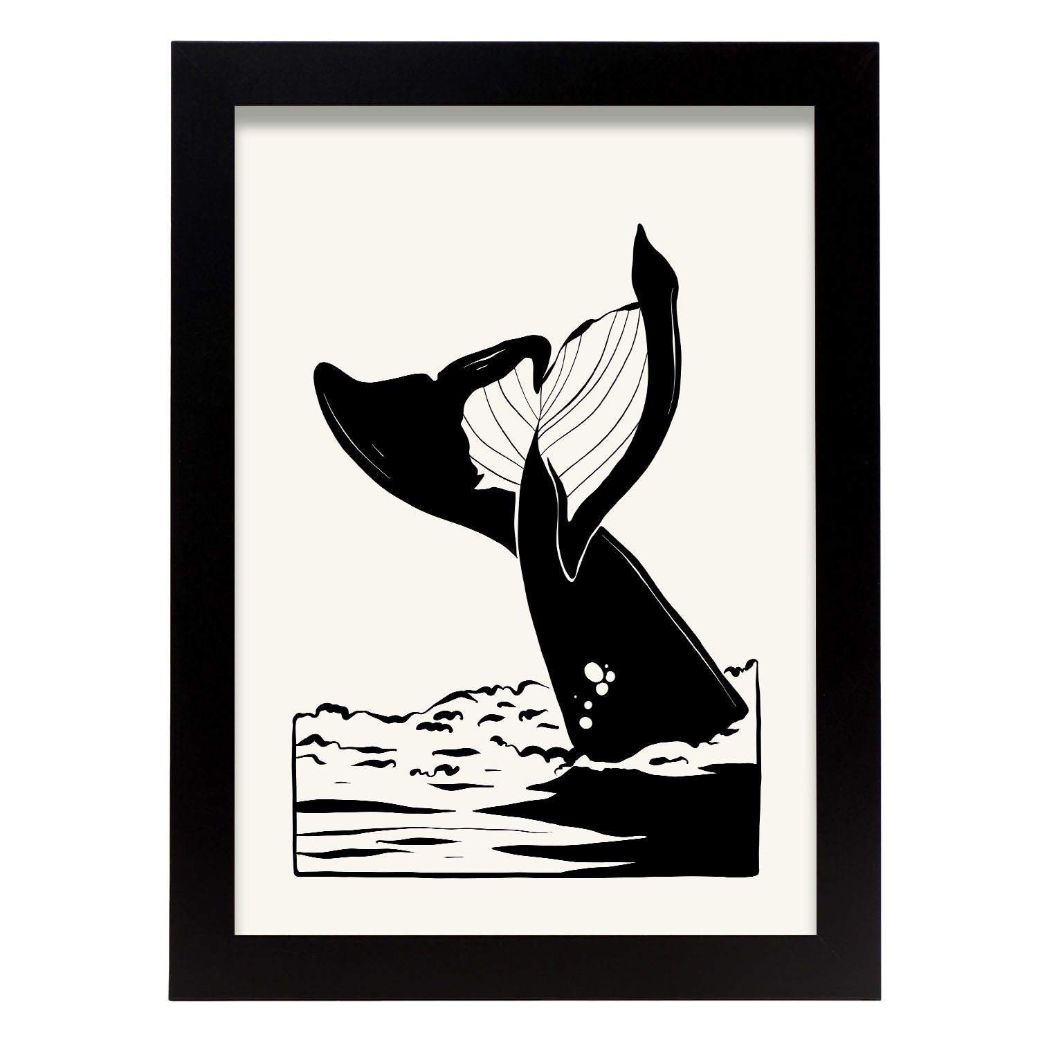 Whale tail-Artwork-Nacnic-A4-Sin marco-Nacnic Estudio SL
