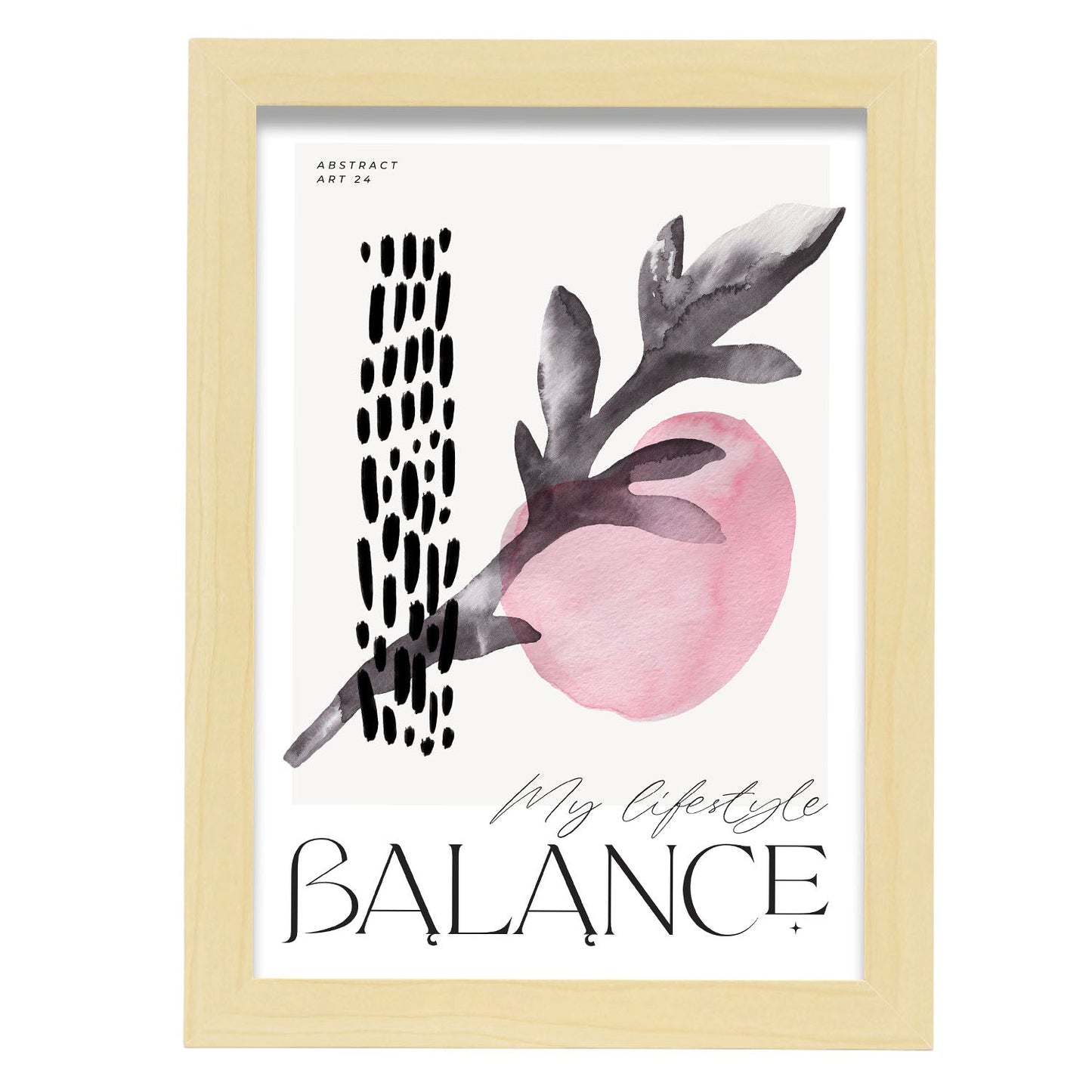 World balance-Artwork-Nacnic-A4-Marco Madera clara-Nacnic Estudio SL