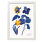 Yellow Flowers Blue Leaves-Artwork-Nacnic-A3-Marco Blanco-Nacnic Estudio SL