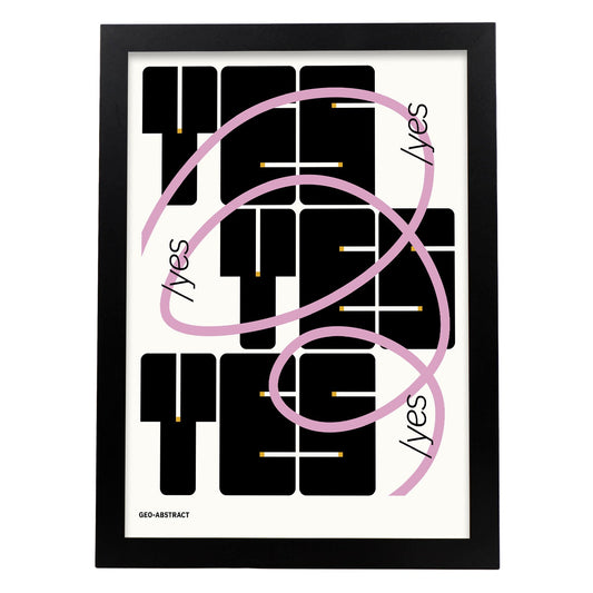 Yes-Artwork-Nacnic-A3-Sin marco-Nacnic Estudio SL