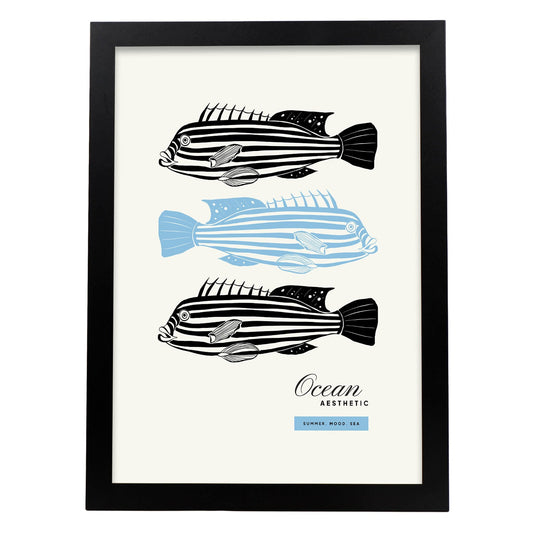 Zebrafish-Artwork-Nacnic-A3-Sin marco-Nacnic Estudio SL