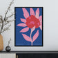 Zinnia Flower-Artwork-Nacnic-Nacnic Estudio SL