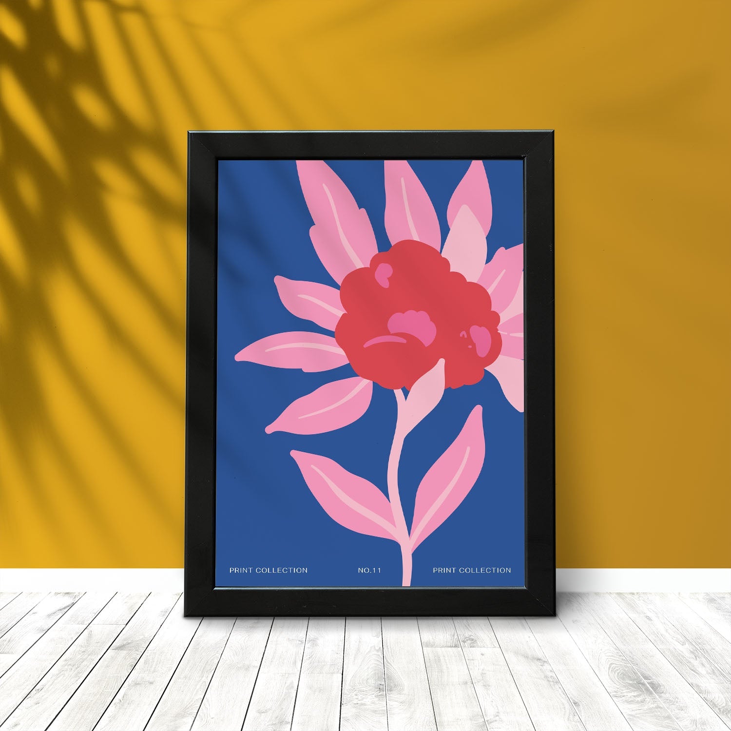 Zinnia Flower-Artwork-Nacnic-Nacnic Estudio SL