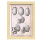 Paillou Skulls; cauasoid, negroid and mongoloid-Artwork-Nacnic-A4-Marco Madera clara-Nacnic Estudio SL