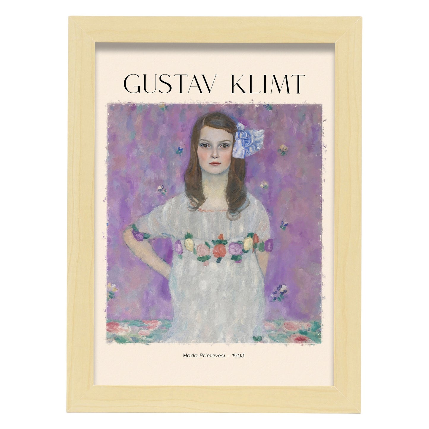 Lámina de Mada Primavesi inspirada en Gustav Klimt