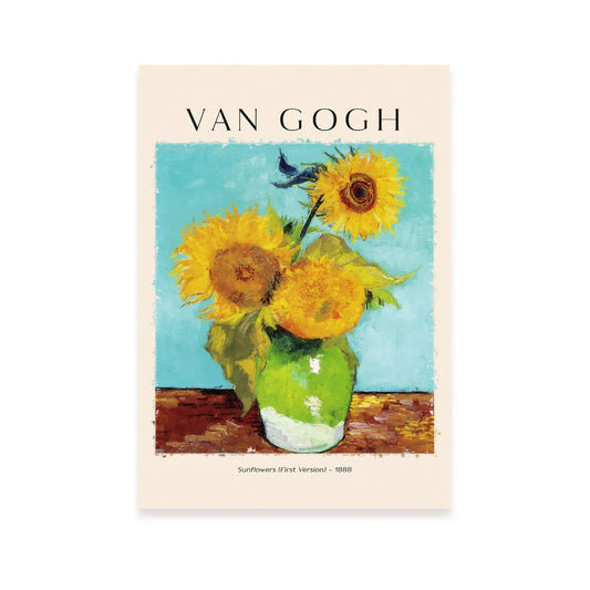 Lámina de Girasoles inspirada en Van Gogh
