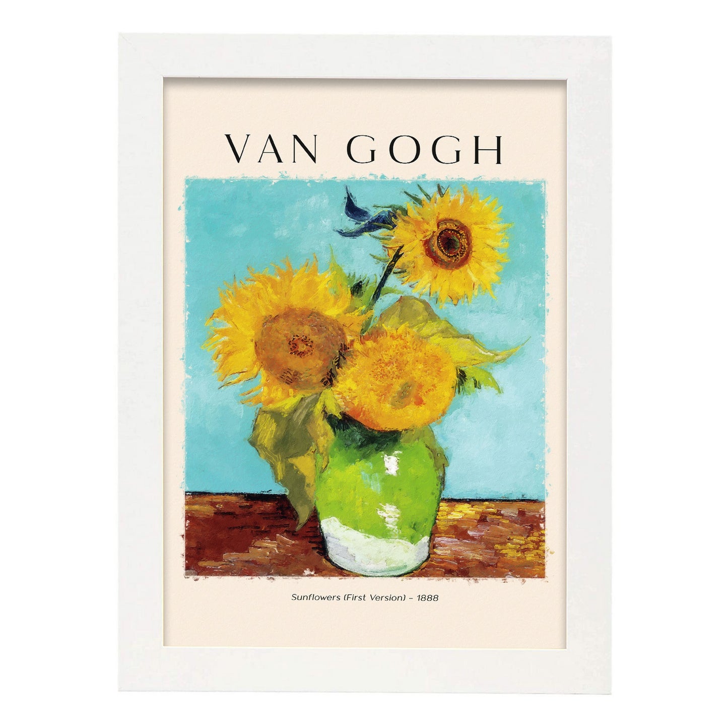 Lámina de Girasoles inspirada en Van Gogh