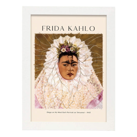 Lámina de Arte Estético de Diego Inspirada en Frida Kahlo