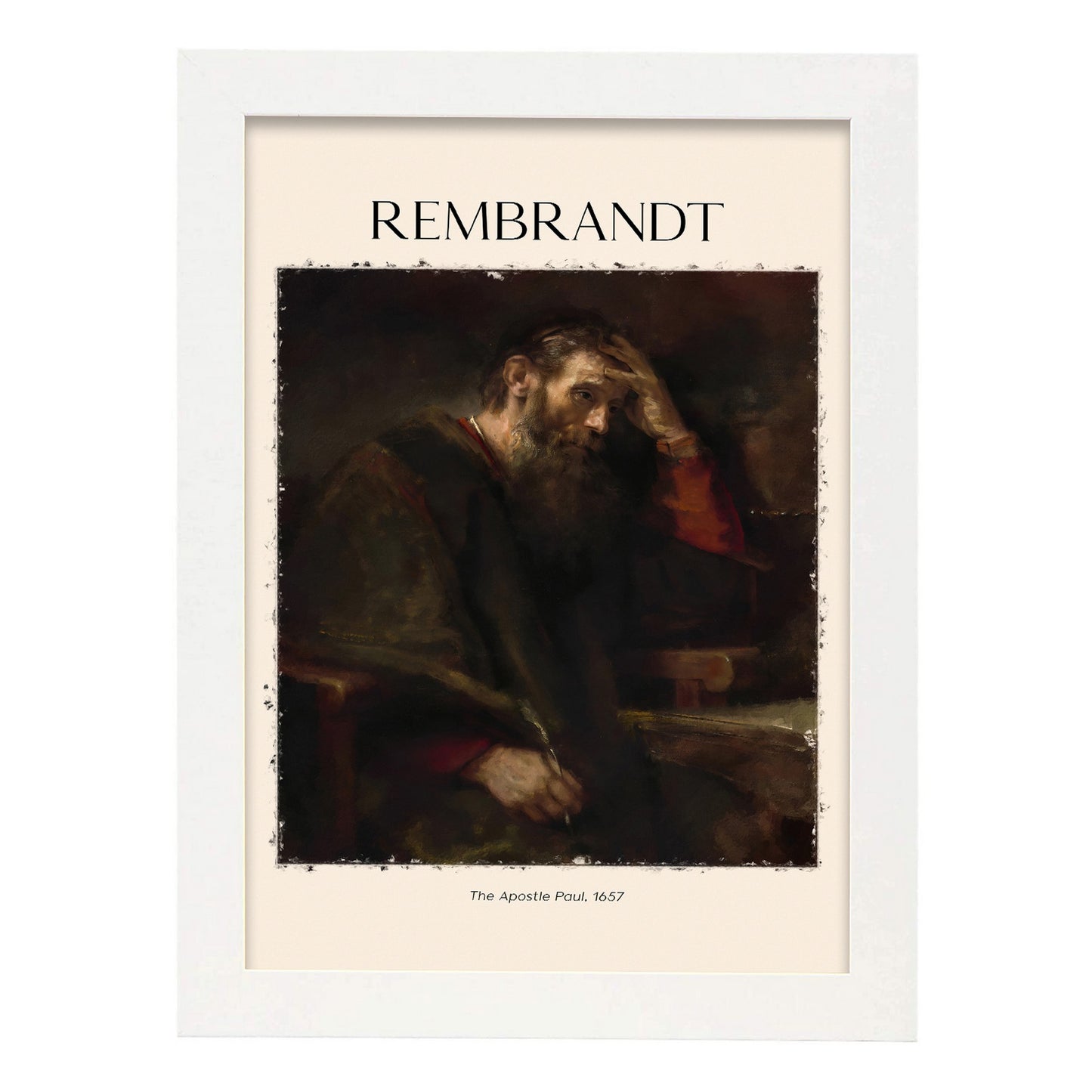 Lámina decorativa TEAPOSTLEPAUL inspirada en Rembrandt
