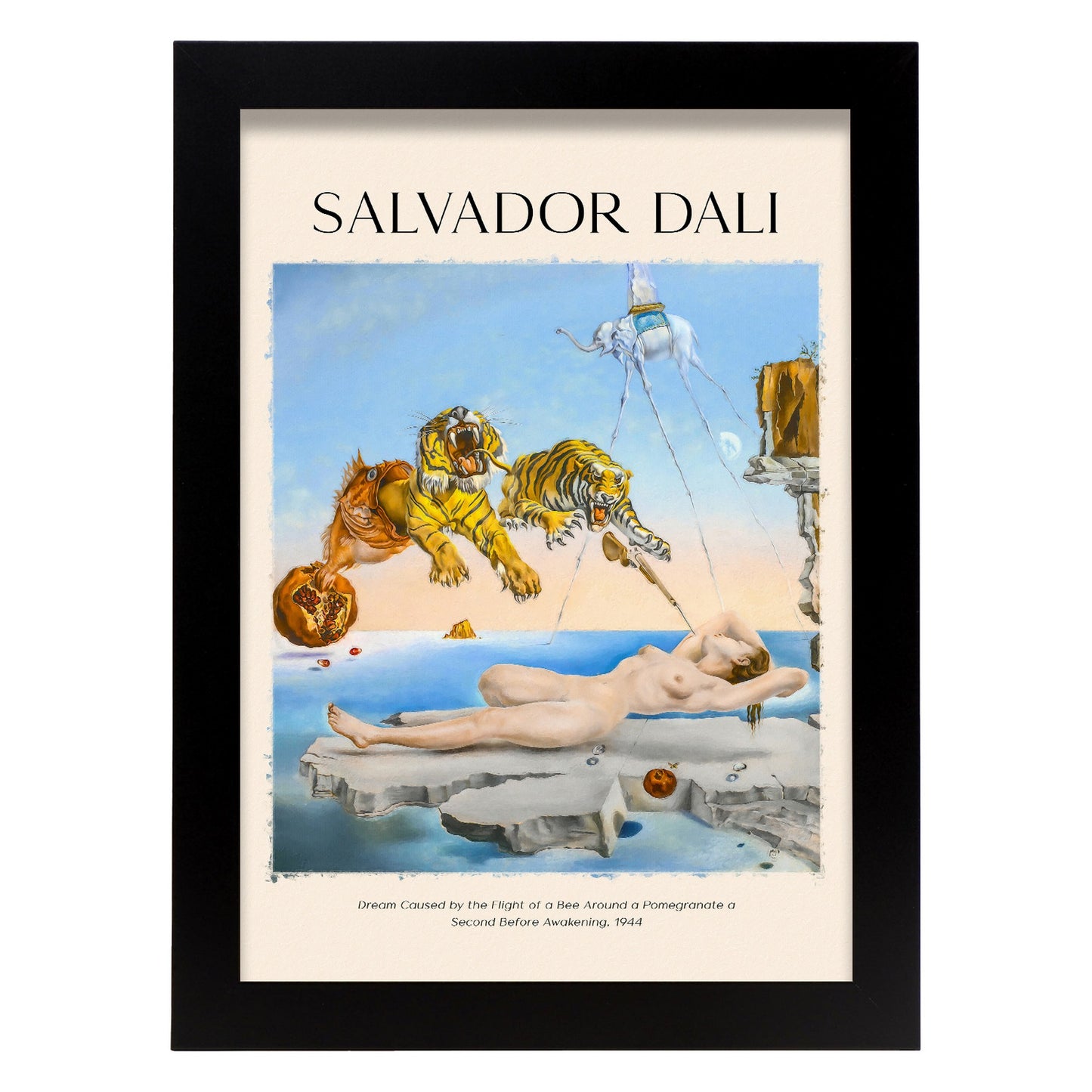 Lámina de arte inspirada en Salvador Dali para tu hogar