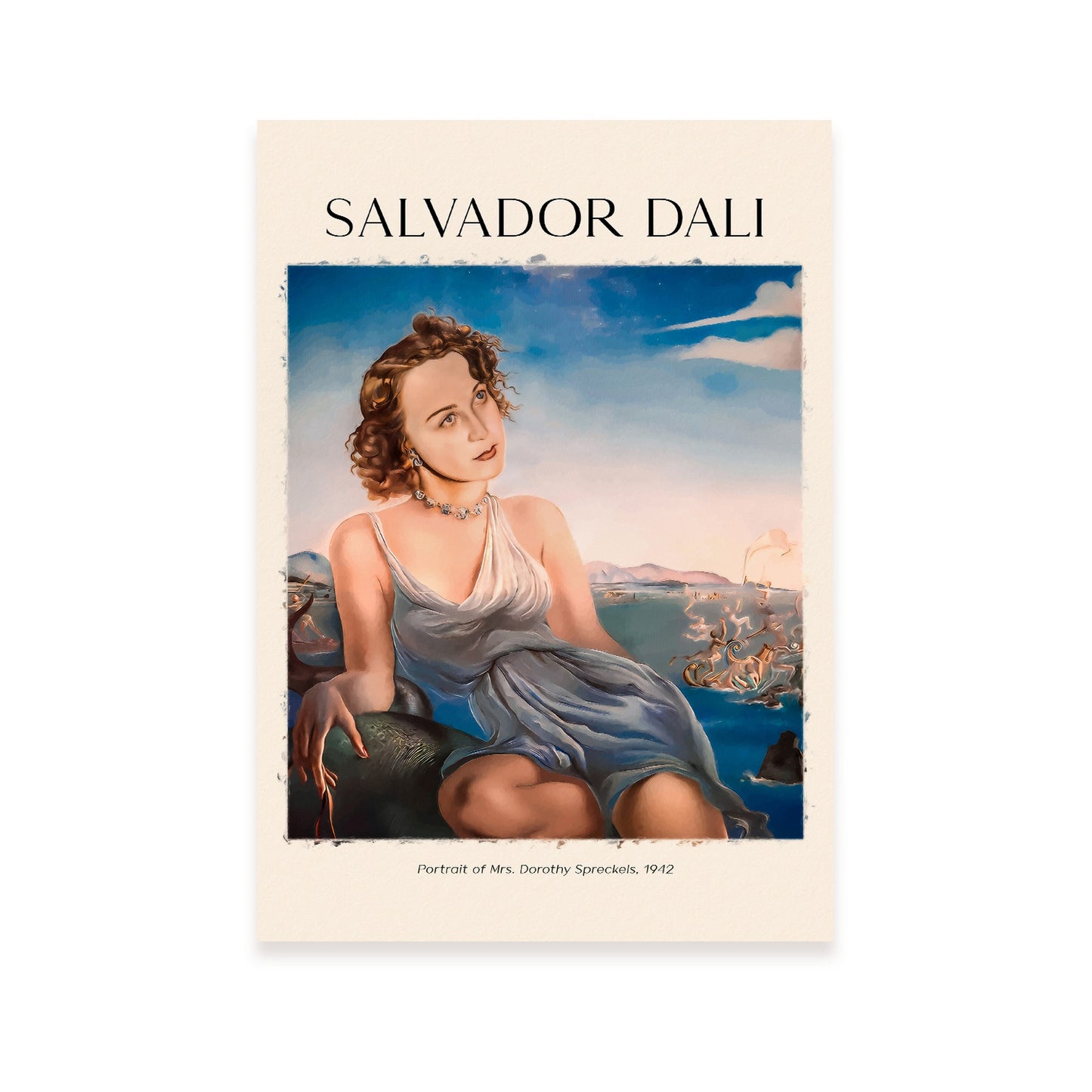 Lámina estética inspirada en Salvador Dali
