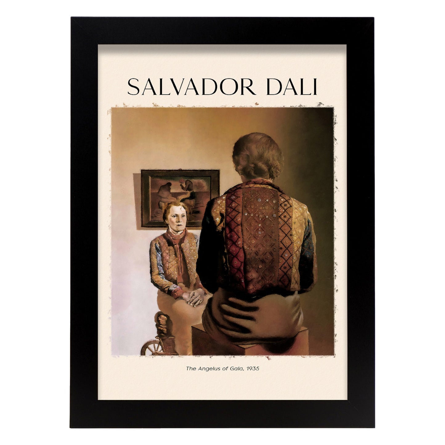 Lámina Angelus de la Gala inspirada en Salvador Dali