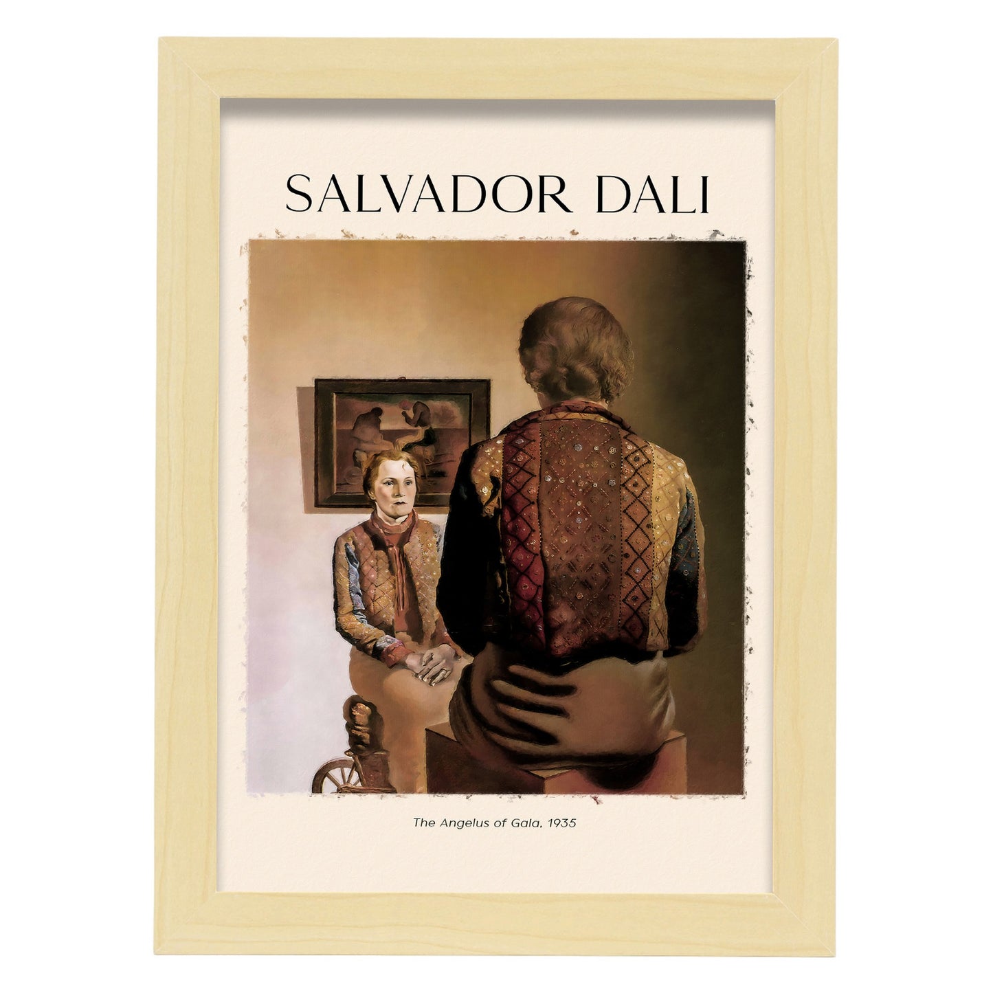 Lámina Angelus de la Gala inspirada en Salvador Dali
