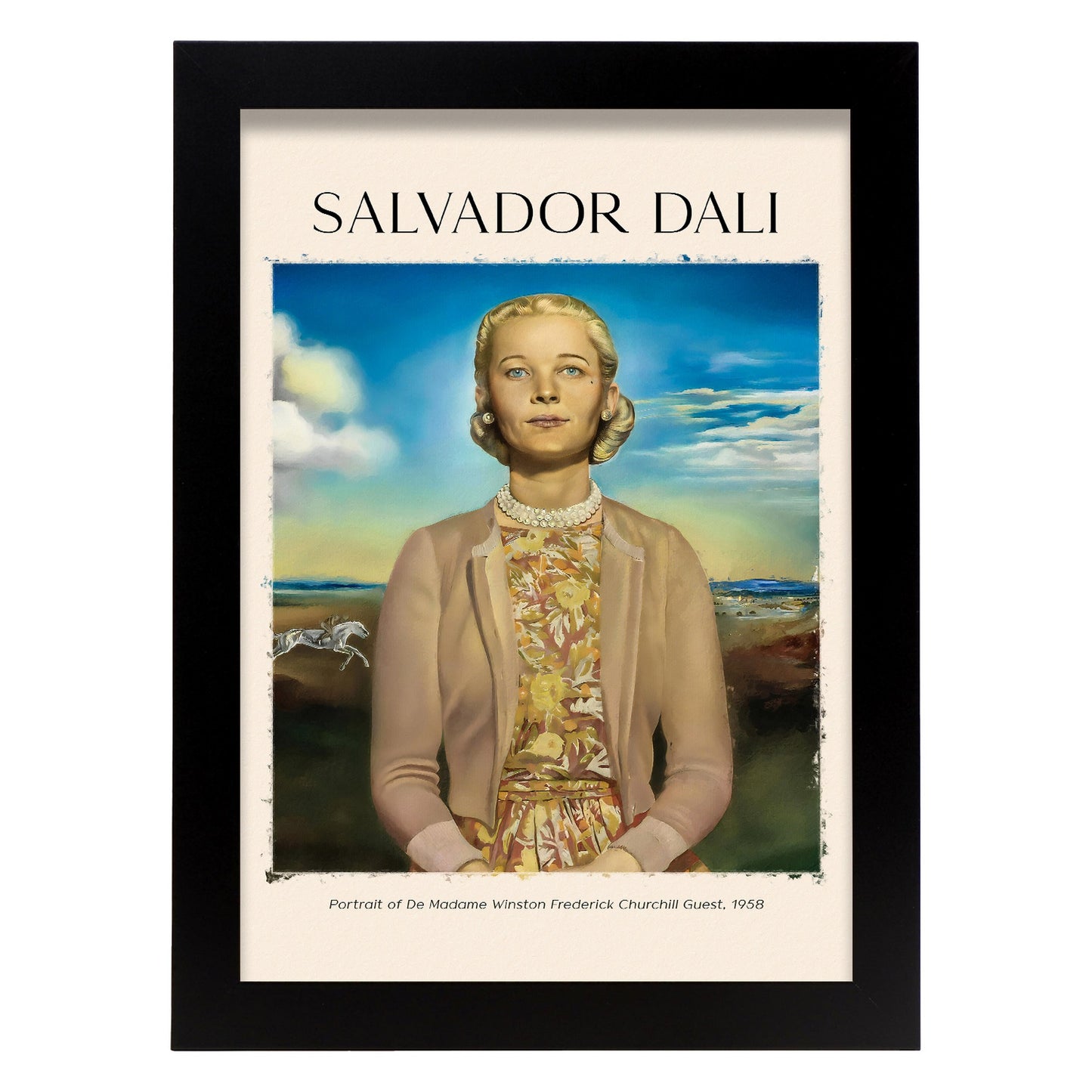 Lámina Estampada de Arte Inspirada en Salvador Dali de Madame Winston