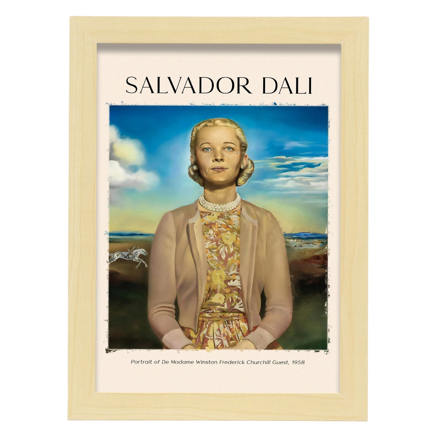 Lámina Estampada de Arte Inspirada en Salvador Dali de Madame Winston