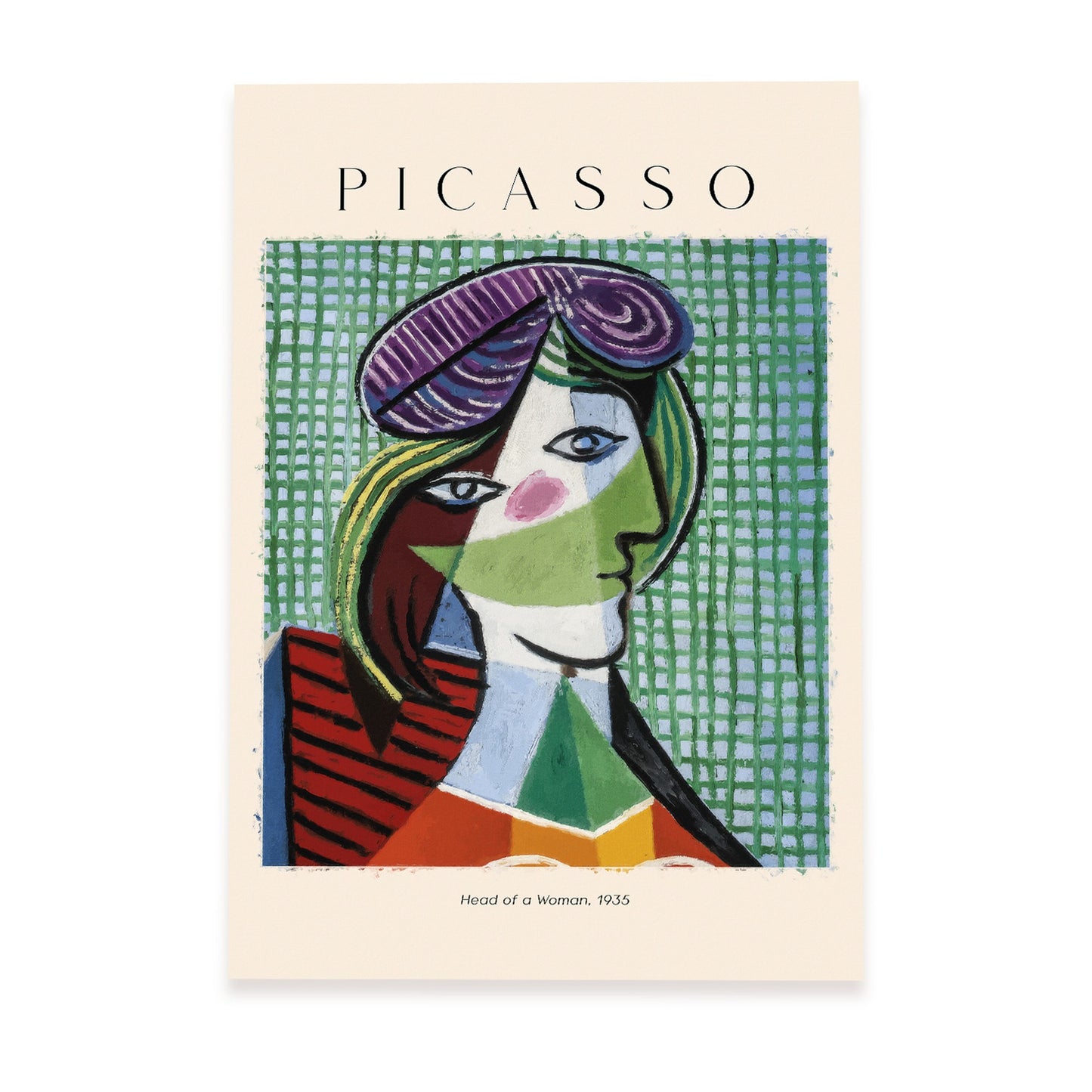 Lámina de Cabeza de Mujer inspirada en Picasso