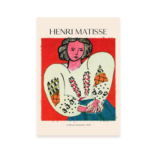 Lámina decorativa LA BLOUNA ROUMAINA inspirada en Henri Matisse