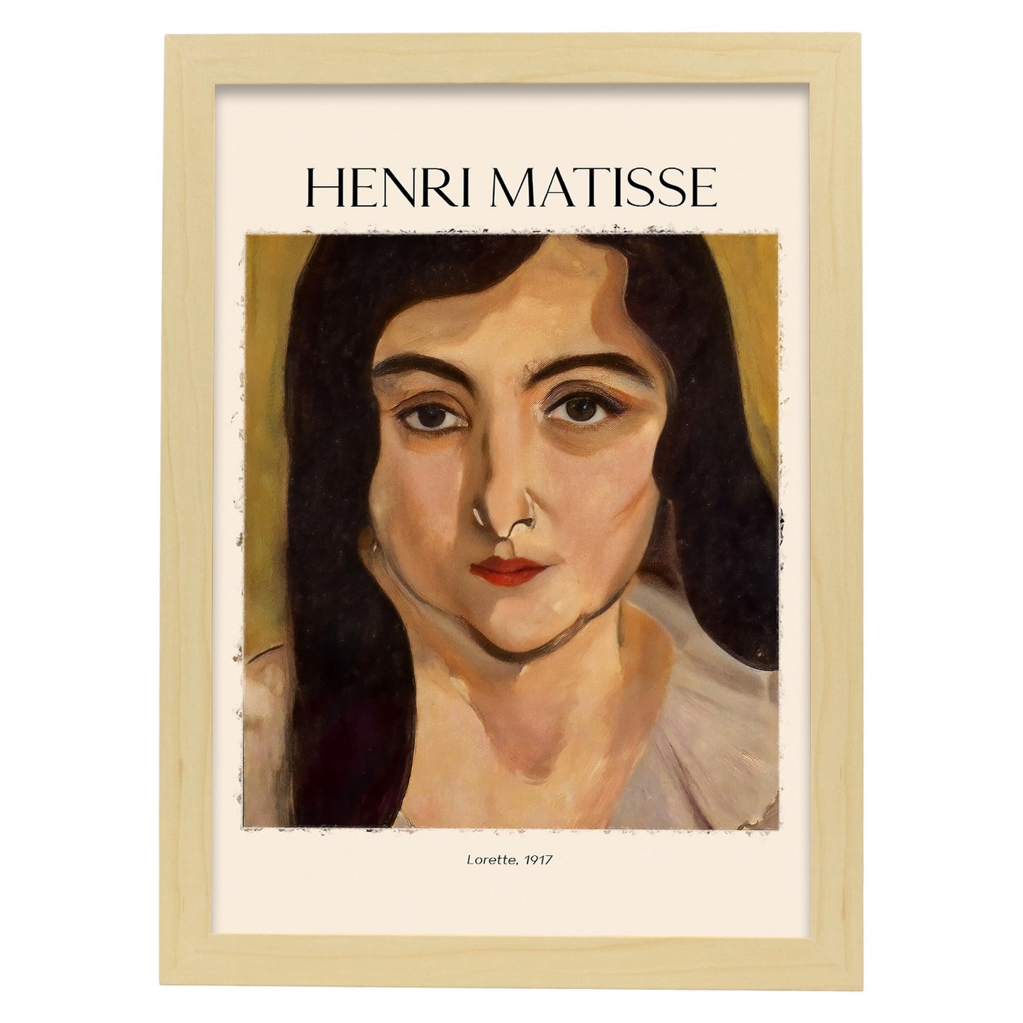 Lámina decorativa Lorette inspirada en Henri Matisse