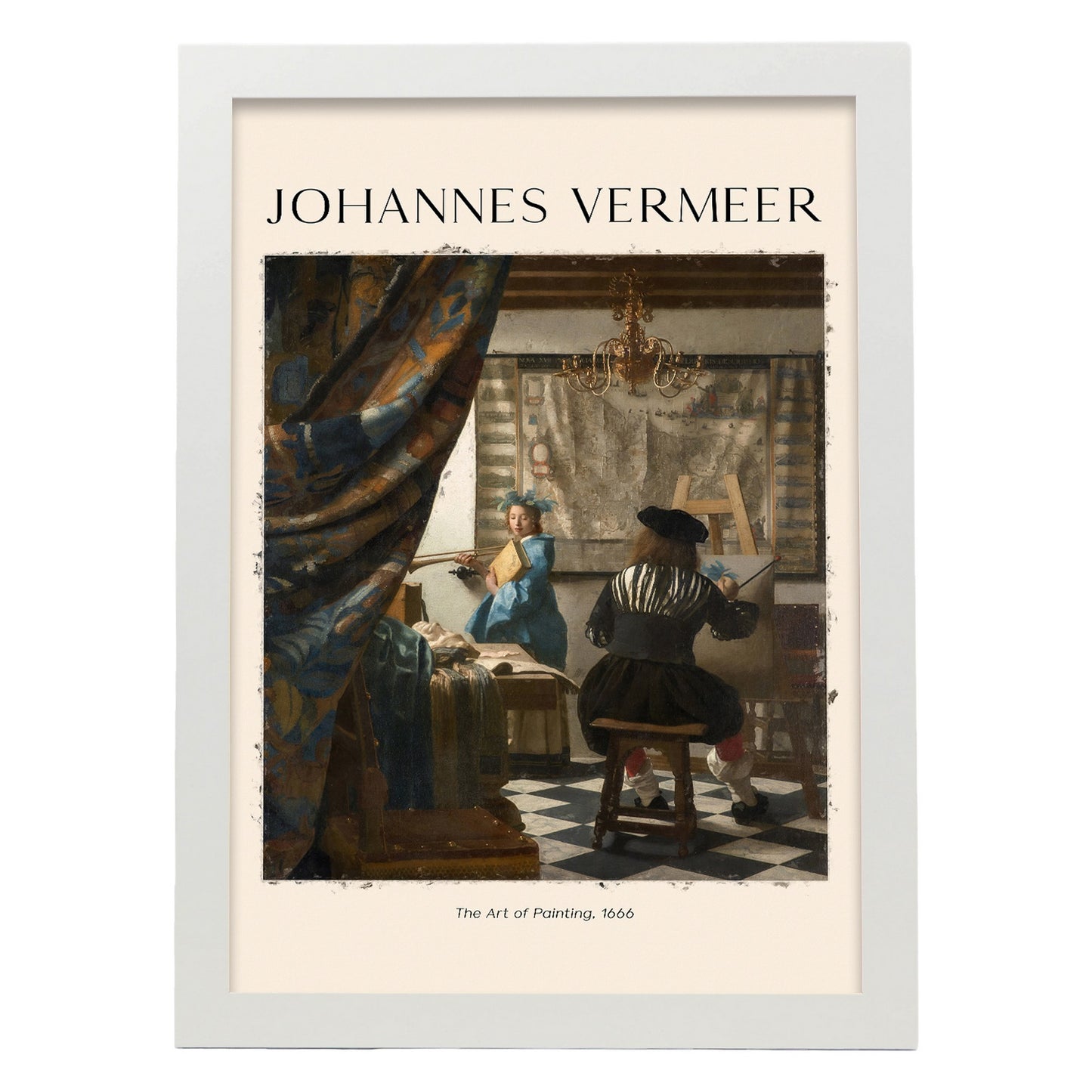 Lámina de Arte Inspirada en Johannes Vermeer