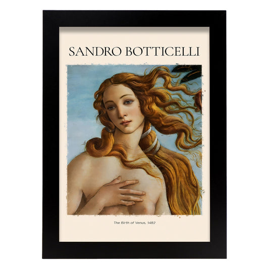 Lámina decorativa de El nacimiento de Venus 1482 de Sandro Botticelli
