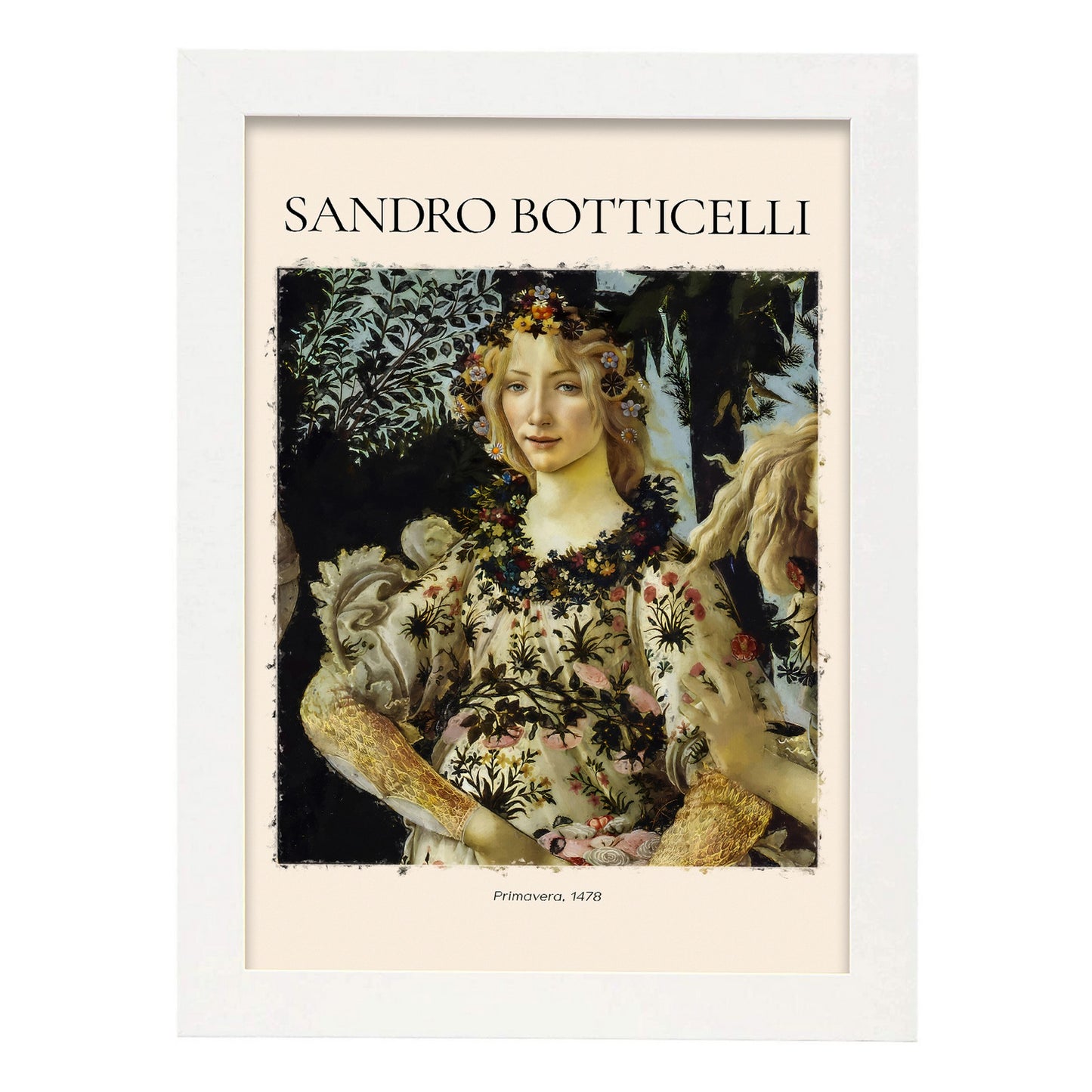 Lámina de Primavera inspirada en Sandro Botticelli para tu hogar