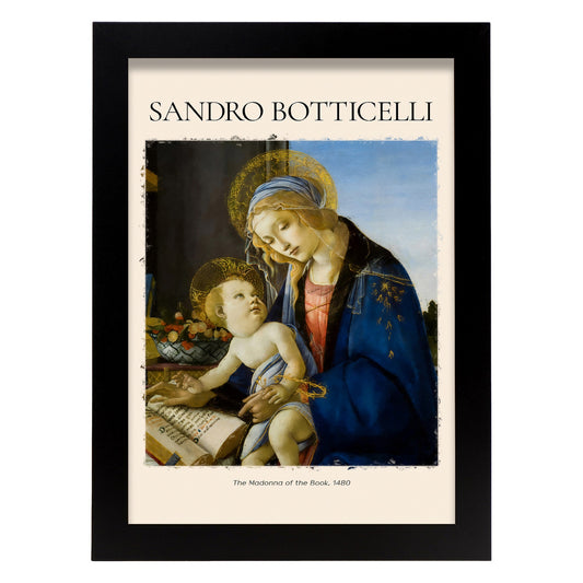 Lámina de Madonna inspirada en Sandro Botticelli