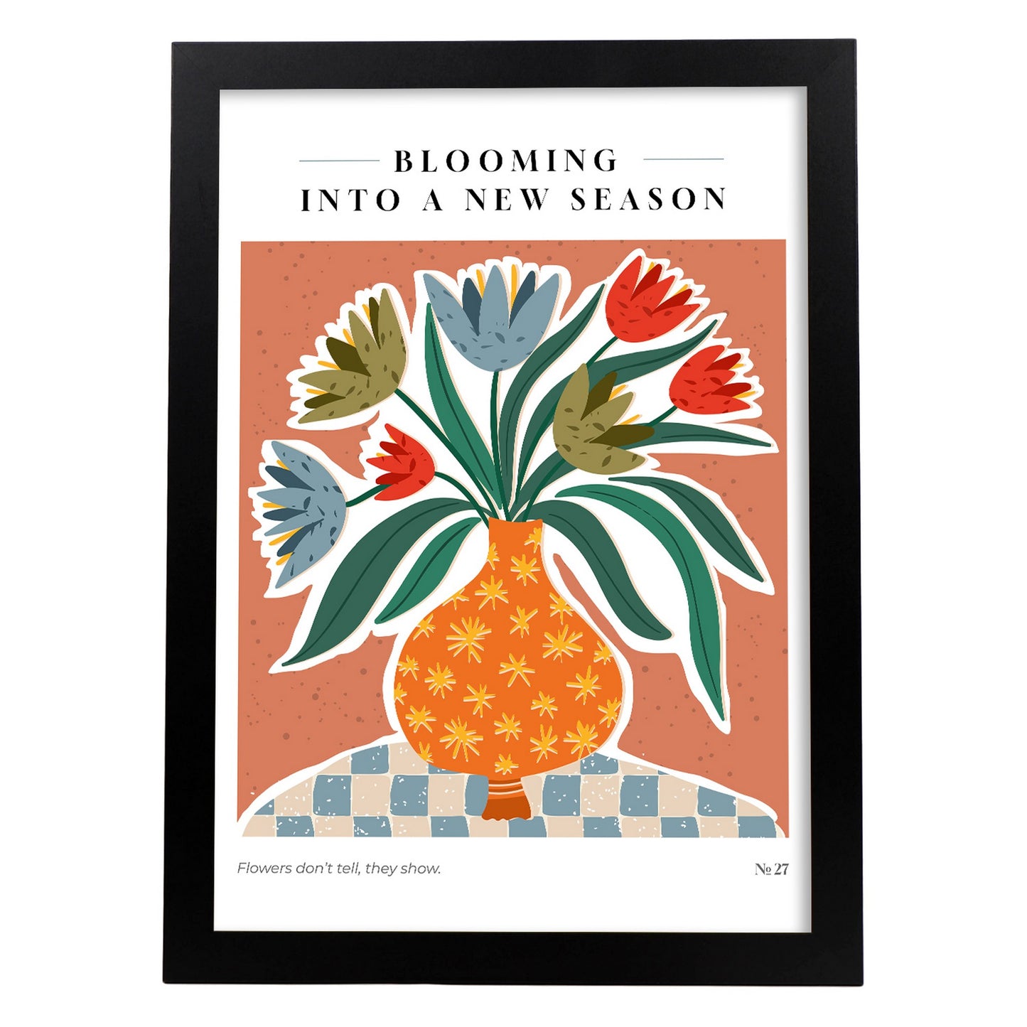 Lámina Poster de Floreciendo en Nueva Temporada