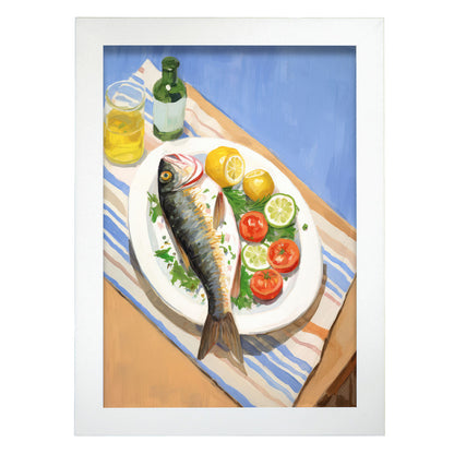 Lámina Nacnic Pez viand en Pintura de Alimentos