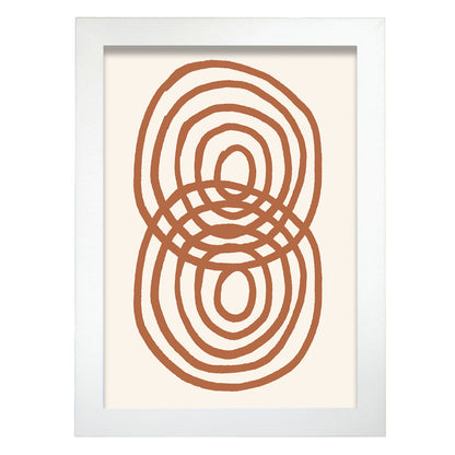 Lámina Nacnic Bucle de Ringlet Inspirado en Matisse