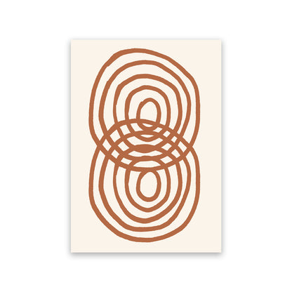 Lámina Nacnic Bucle de Ringlet Inspirado en Matisse