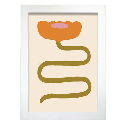 Nacnic Flor Lamina Inspirada en Matisse