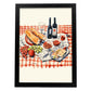 Nacnic Lámina Decorativa de Comidas Saladas