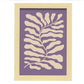 Lámina Nacnic Hoja Maravillosa Inspirado en Matisse