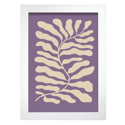 Lámina Nacnic Hoja Maravillosa Inspirado en Matisse