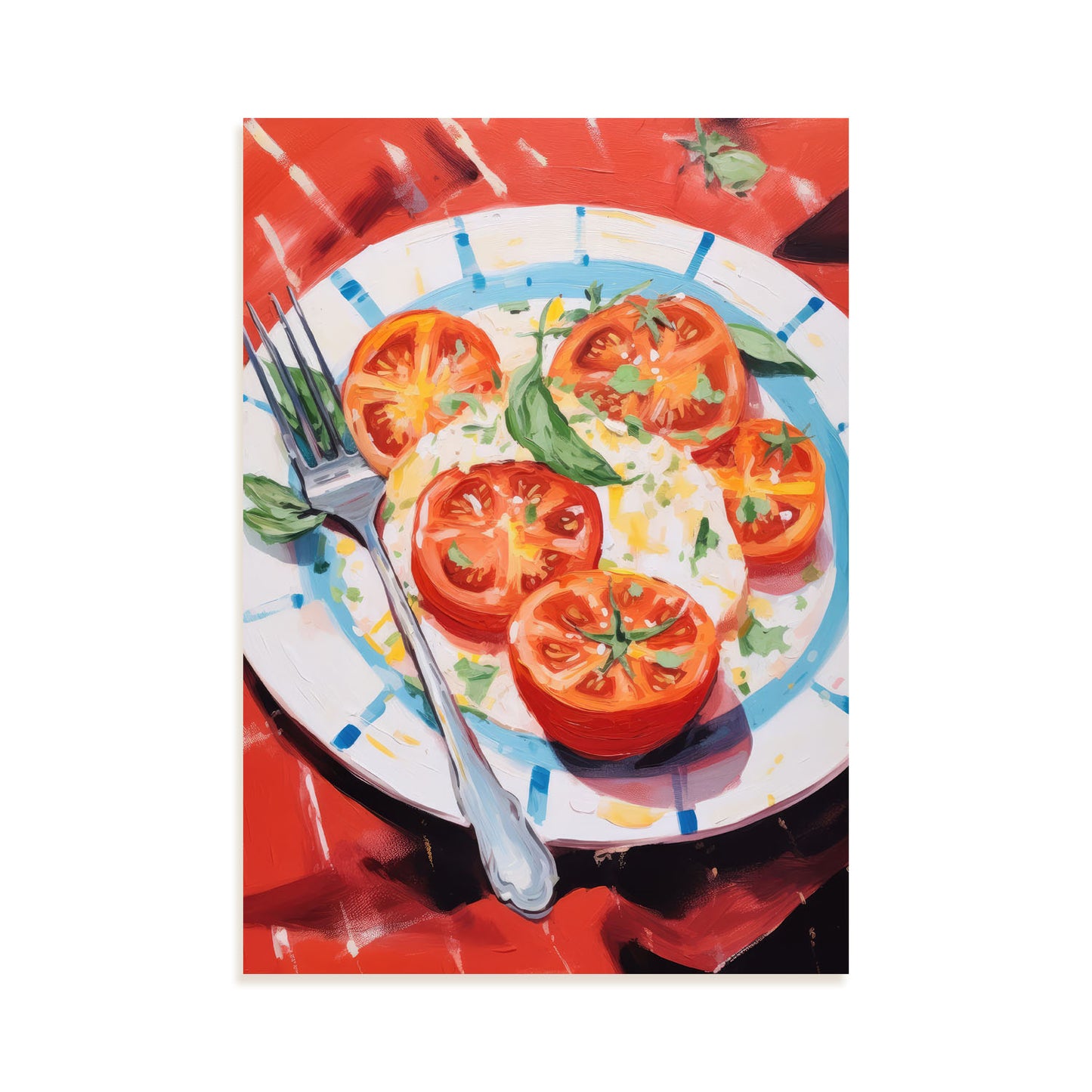 Lamina Nacnic Tomates Deleite en Pintura de Alimentos