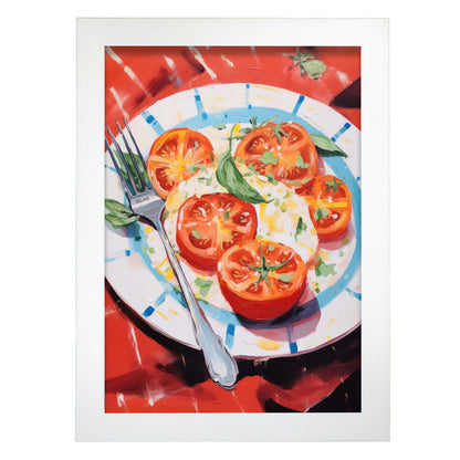 Lamina Nacnic Tomates Deleite en Pintura de Alimentos