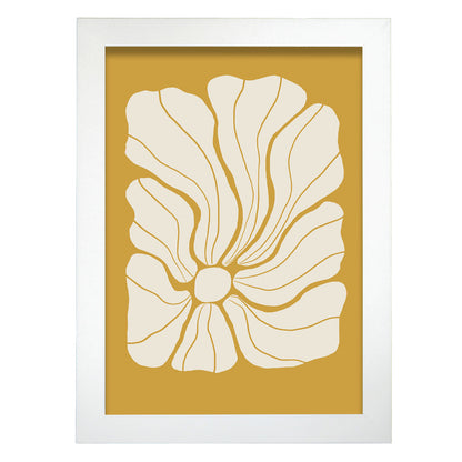 Nacnic Lámina Flora de Durazno Inspirada en Matisse